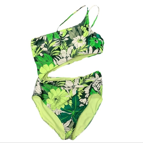 🔜 Large green aerie one should swim suit - Picture 3 of 4